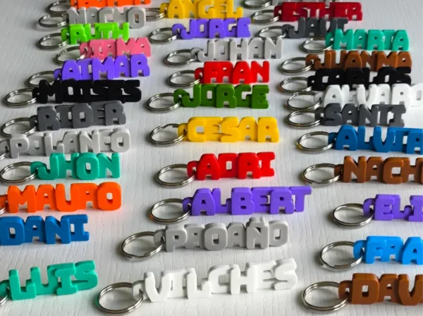 Personalized name keychain